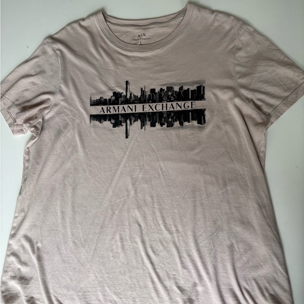 Armani Exchange Blush Graphic Tee